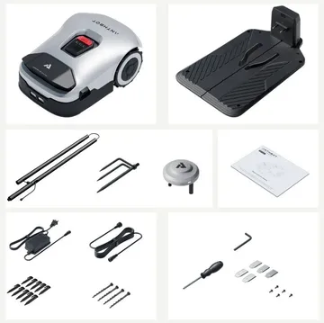 Robotgräsklippare utan slinga 2000m² | RTK + 3D Vision med 4 AI-kameror | ANTHBOT Genie 1000 - Trädgård & spabad - Trädgårdsmaskiner - Gräsklippare - Robotgräsklippare