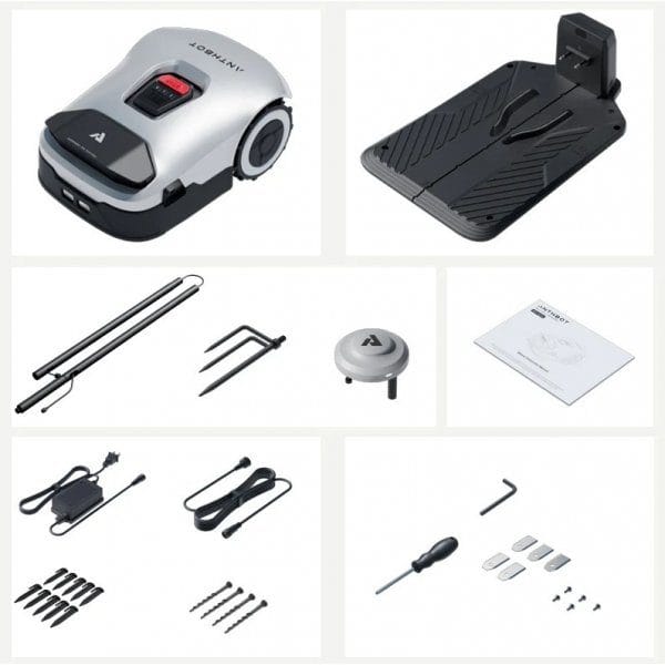 Robotgräsklippare utan slinga 3600m² | Full-Band RTK + 4 AI-kameror | ANTHBOT Genie 3000 - Trädgård & spabad - Trädgårdsmaskiner - Gräsklippare - Robotgräsklippare