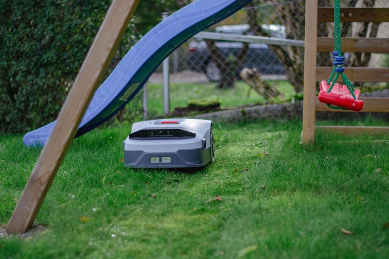 Robotgräsklippare utan slinga 3600m² | Full-Band RTK + 4 AI-kameror | ANTHBOT Genie 3000 - Trädgård & spabad - Trädgårdsmaskiner - Gräsklippare - Robotgräsklippare