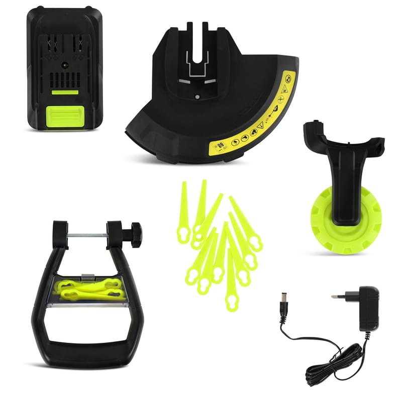 Batteridriven grästrimmer & lövblås 20V | Med batteri och laddare - Trädgård & spabad - Trädgårdsmaskiner - Grästrimmer