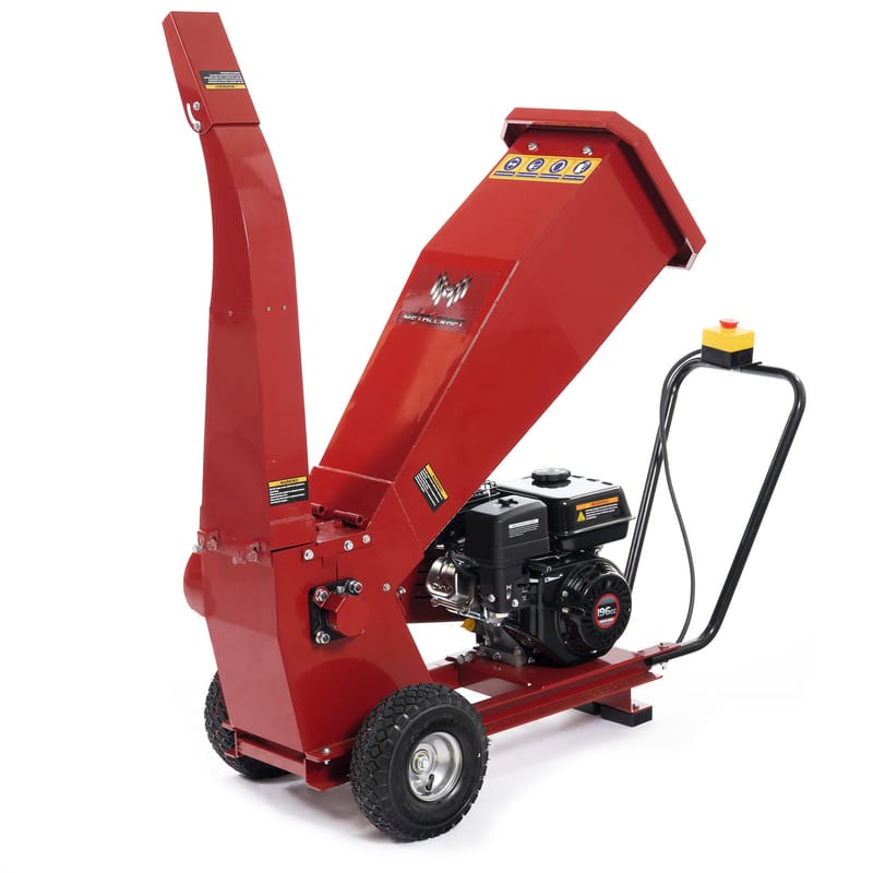 Kompostkvarn / Flismaskin 6,5 Hk | Bensindriven Loncinmotor - Trädgård & spabad - Trädgårdsmaskiner - Kompostkvarnar