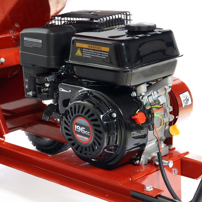 Kompostkvarn / Flismaskin 6,5 Hk | Bensindriven Loncinmotor - Trädgård & spabad - Trädgårdsmaskiner - Kompostkvarnar