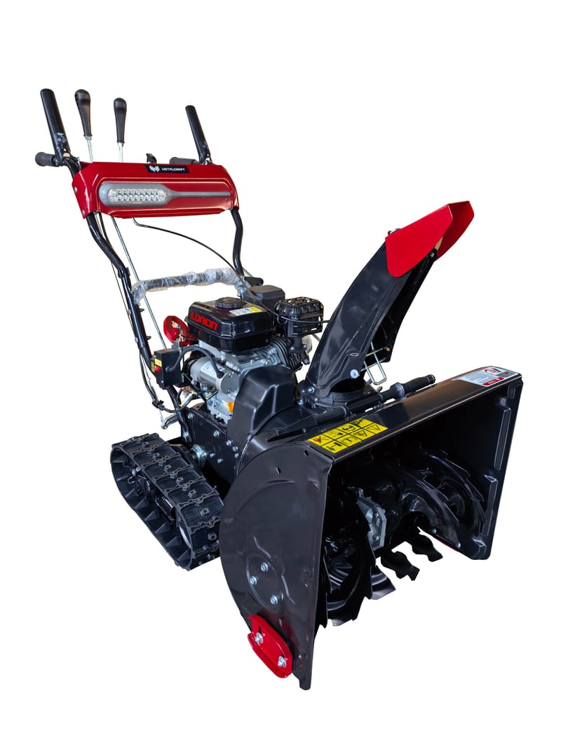 Snöslunga 6,5HK 196CC Premium | Elstart & Banddriven & Lyse| 4,1KW Loncinmotor | Metalcraft, undefined