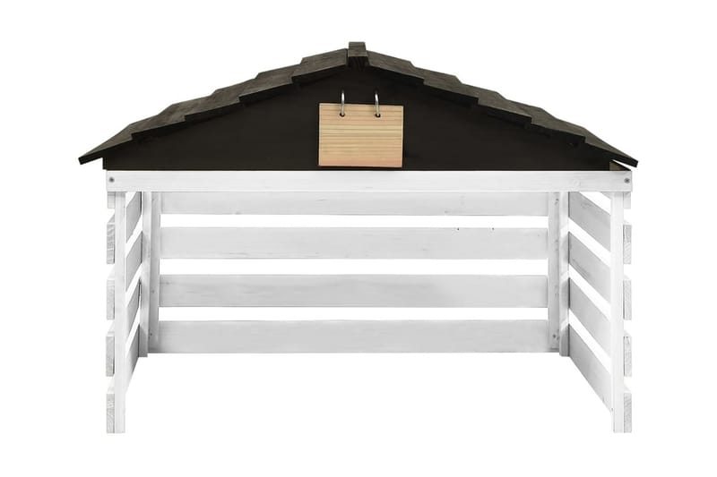 Garage för robotgräsklippare svart och vit 78x74x54 cm grant - Svart - Trädgård & spabad - Trädgårdsmaskiner - Gräsklippare - Robotgräsklippare