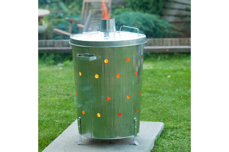Nature Kompostbrännare galvaniserat stål 46x72 cm rund - Varmkompost & kompostbehållare