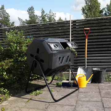 Roterande varmkompost / komposttrumma 160 liter - Trädgård & spabad - Trädgårdsskötsel - Kompost - Varmkompost & kompostbehållare