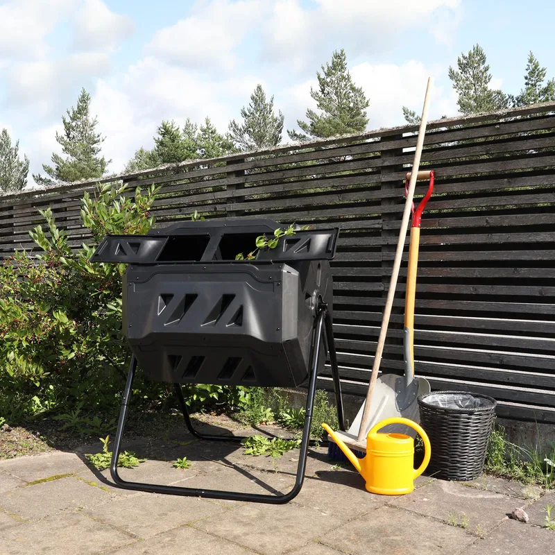 Roterande varmkompost / komposttrumma 160 liter - Trädgård & spabad - Trädgårdsskötsel - Kompost - Varmkompost & kompostbehållare