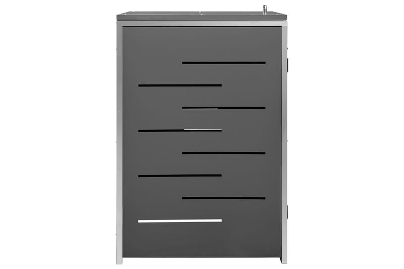 Skjul till ett sopkärl 69x77,5x115 cm rostfritt stål - Antracit - Trädgård & spabad - Trädgårdsskötsel - Kompost - Varmkompost & kompostbehållare