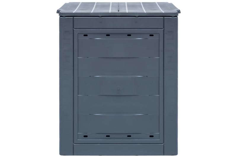 Trädgårdskompost 3 st grå 60x60x73 cm 780 L - Grå - Trädgård & spabad - Trädgårdsskötsel - Kompost - Varmkompost & kompostbehållare