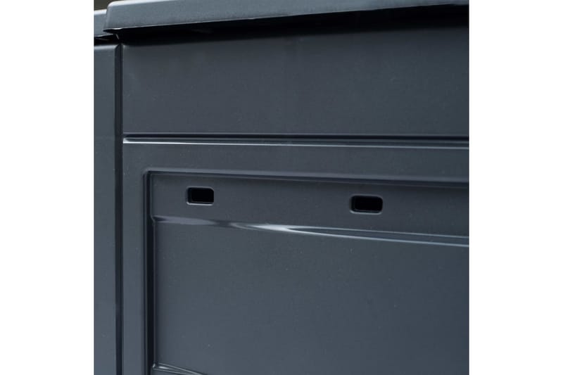 Trädgårdskompost 3 st grå 60x60x73 cm 780 L - Grå - Trädgård & spabad - Trädgårdsskötsel - Kompost - Varmkompost & kompostbehållare
