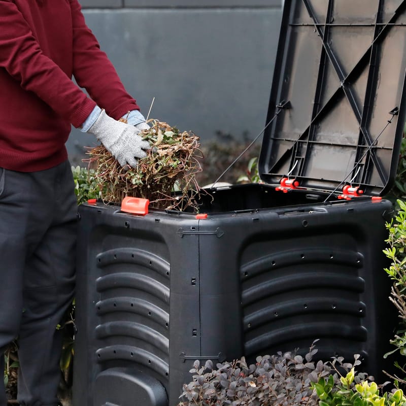 Varmkompost 437 liter för matavfall & trädgårdsavfall - Trädgård & spabad - Trädgårdsskötsel - Kompost - Varmkompost & kompostbehållare