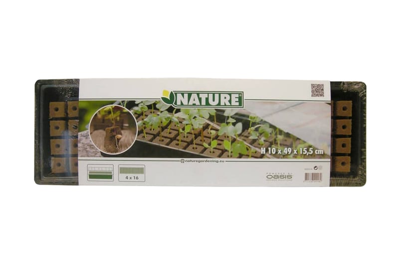 Nature Miniväxthus kit 4x16 celler - Groddbox - Pluggbox