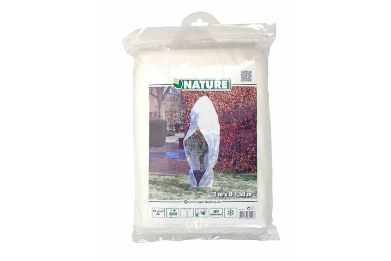Nature Täckduk fleece med blixtlås 70 g/m² 1,5x1,5x2 cm - Trädgård & spabad - Trädgårdsskötsel - Odling - Plantering & förkultivering - Plastnät & trädgårdsnät