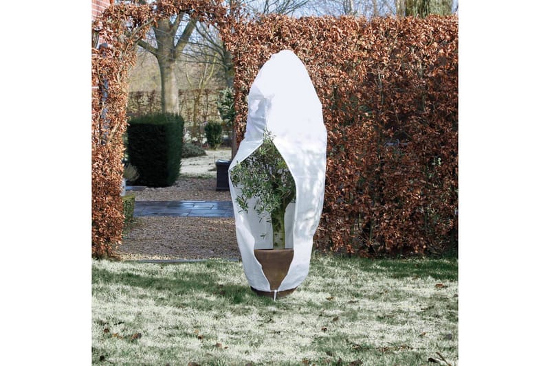 Nature Täckduk fleece med blixtlås 70 g/m² 2,5x2x2 m - Bärnät - Plastnät & trädgårdsnät