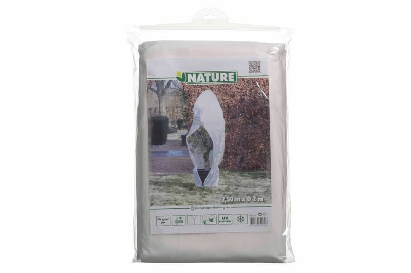 Nature Täckduk fleece med blixtlås 70 g/m² 2,5x2x2 m - Trädgård & spabad - Trädgårdsskötsel - Odling - Plantering & förkultivering - Plastnät & trädgårdsnät