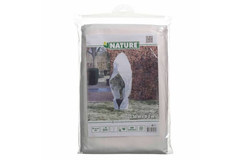 Nature Täckduk fleece med blixtlås 70 g/m² 2,5x2x2 m - Bärnät - Plastnät & trädgårdsnät