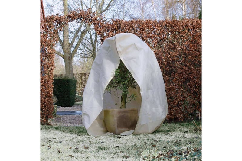 Nature Täckduk fleece med blixtlås 70 g/m² beige 2x1,5x1,5 m - Bärnät - Plastnät & trädgårdsnät