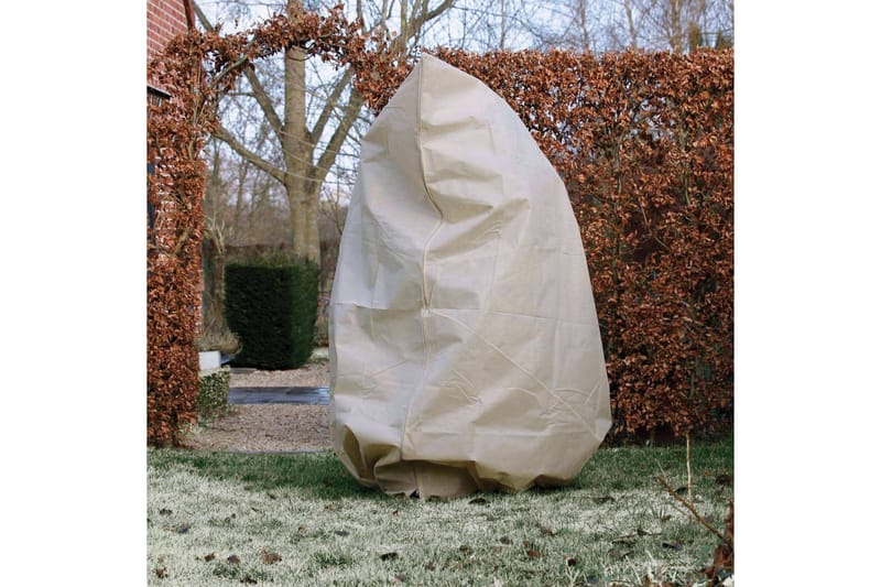 Nature Täckduk fleece med blixtlås 70 g/m² beige 2x2,5 m - Bärnät - Plastnät & trädgårdsnät