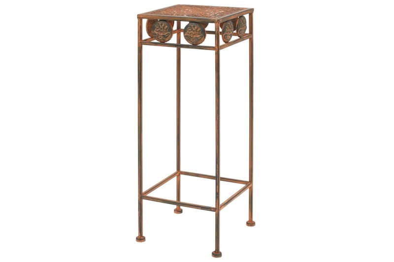 Växtstativ 3 delar vintage stil metall rostfärgade - Orange - Trädgård & spabad - Trädgårdsskötsel - Odling - Planteringskärl & blomkruka - Blomhylla & blomstativ