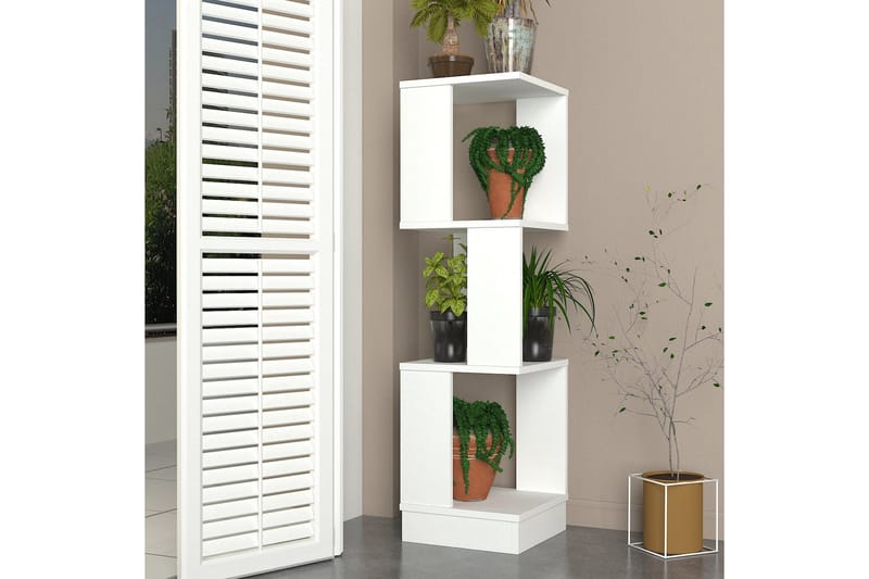 Ynhi Växtbord 35 cm - Vit - Trädgård & spabad - Trädgårdsskötsel - Odling - Planteringskärl & blomkruka - Blomhylla & blomstativ
