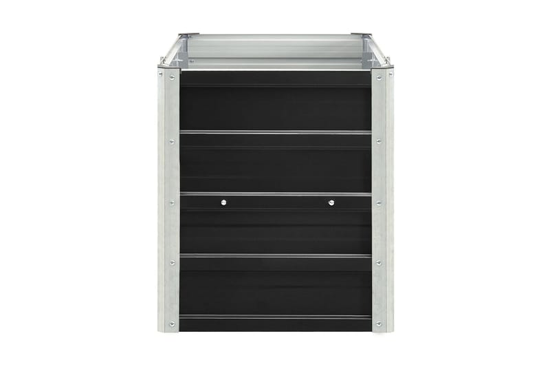 Odlingslåda upphöjd galvaniserat stål 240x40x45 cm antracit - Grå - Trädgård & spabad - Trädgårdsskötsel - Odling - Planteringskärl & blomkruka - Blomlåda