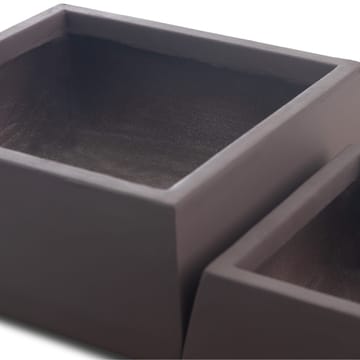Fiberarmerade utekrukor | 2-pack | Mörkbrun - Mörkbrun - Trädgård & spabad - Trädgårdsskötsel - Odling - Planteringskärl & blomkruka - Stor blomkruka
