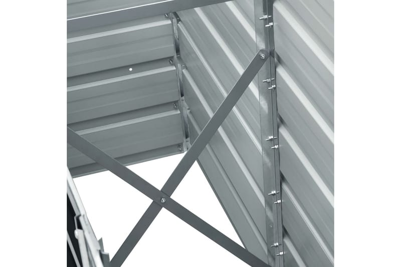 Odlingslåda upphöjd galvaniserat stål 240x40x45 cm antracit - Grå - Blomlåda - Utomhuskrukor