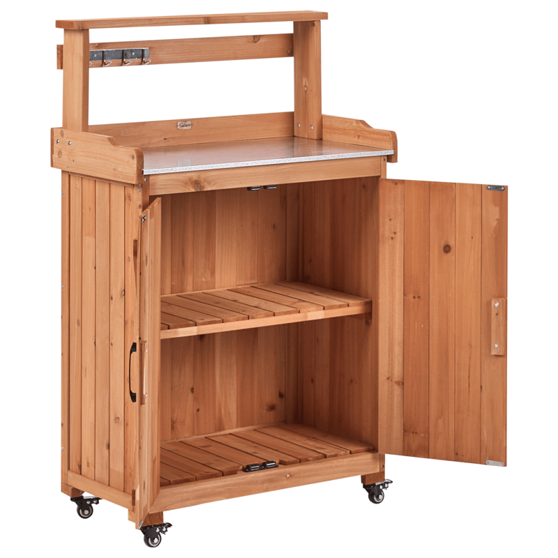 Planteringsbänk Altolia Granträ 70 cm - Brun - Trädgård & spabad - Trädgårdsskötsel - Odling - Planteringskärl & blomkruka - Odlingsbänk