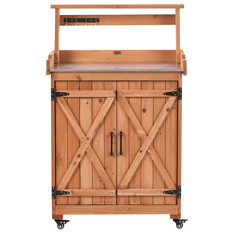 Planteringsbänk Altolia Granträ 70 cm - Brun - Trädgård & spabad - Trädgårdsskötsel - Odling - Planteringskärl & blomkruka - Odlingsbänk