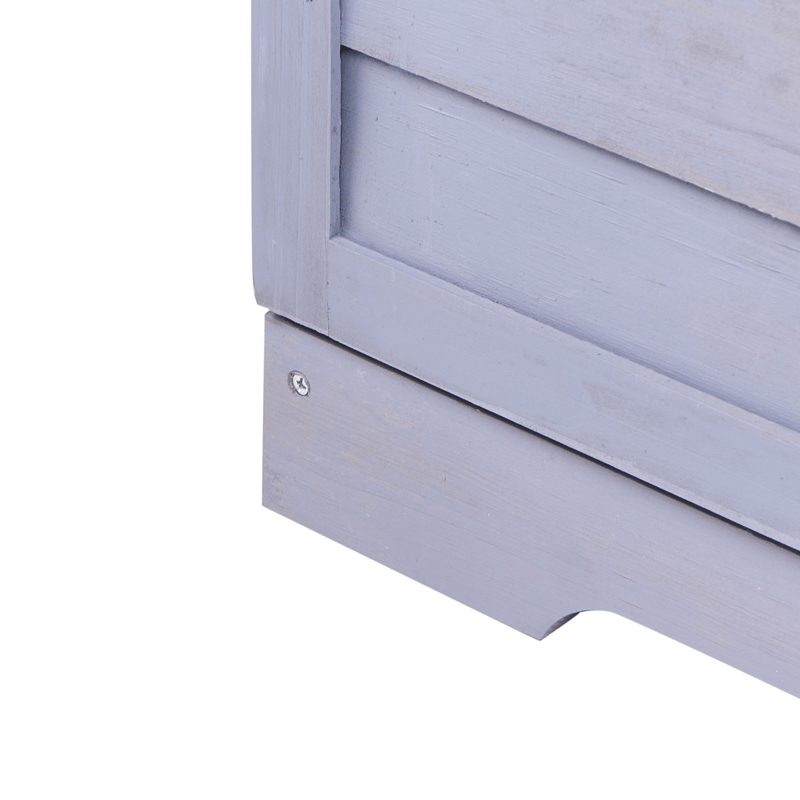 Planteringsbänk Tereville Granträ 45x67 cm - Grå/Vit - Trädgård & spabad - Trädgårdsskötsel - Odling - Planteringskärl & blomkruka - Odlingsbänk