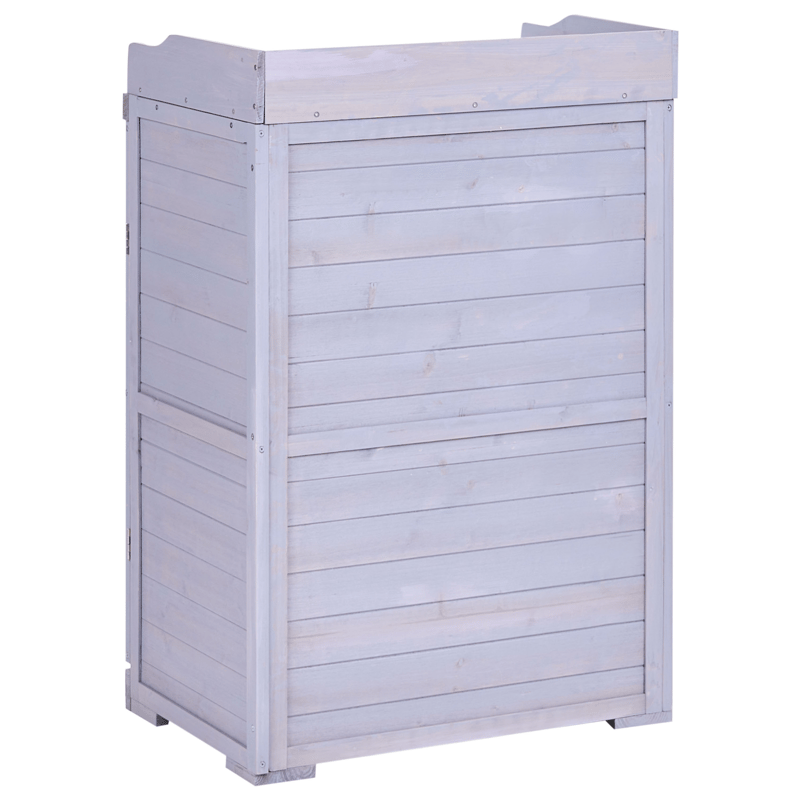 Planteringsbänk Tereville Granträ 45x67 cm - Grå/Vit - Trädgård & spabad - Trädgårdsskötsel - Odling - Planteringskärl & blomkruka - Odlingsbänk