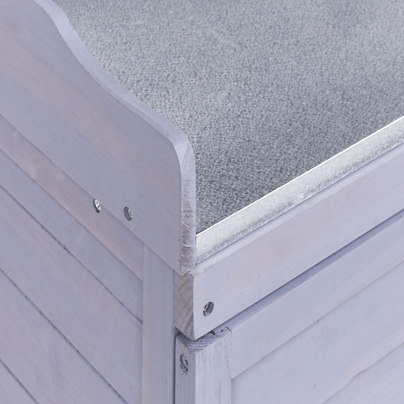 Planteringsbänk Tereville Granträ 45x67 cm - Grå/Vit - Trädgård & spabad - Trädgårdsskötsel - Odling - Planteringskärl & blomkruka - Odlingsbänk