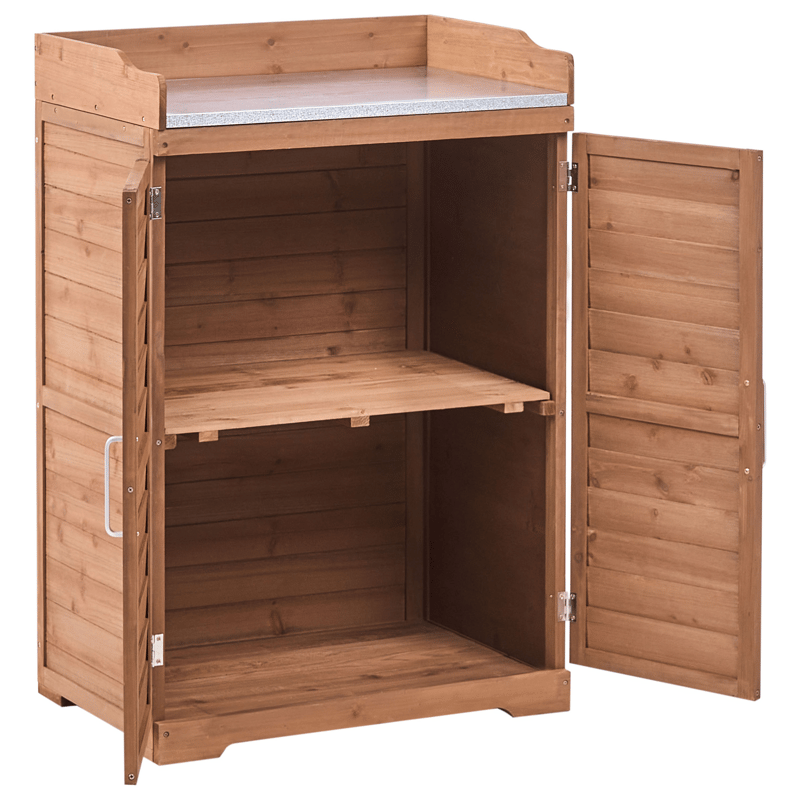 Planteringsbänk Tereville Granträ 67 cm - Brun - Trädgård & spabad - Trädgårdsskötsel - Odling - Planteringskärl & blomkruka - Odlingsbänk