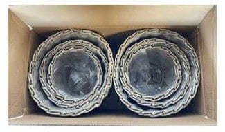 Planteringskorg ENS runda planteringskorgar 2 stycken 3-set - grå - Trädgård & spabad - Trädgårdsskötsel - Odling - Planteringskärl & blomkruka - Blomlåda