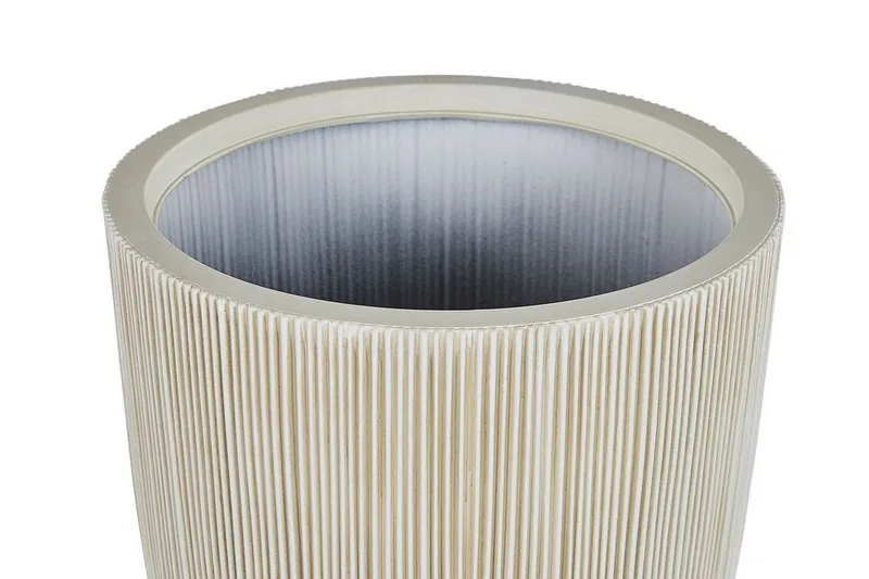 Kruka 44 x 44 x 48 cm beige CHIOS - Beige - Trädgård & spabad - Trädgårdsskötsel - Odling - Planteringskärl & blomkruka - Stor blomkruka