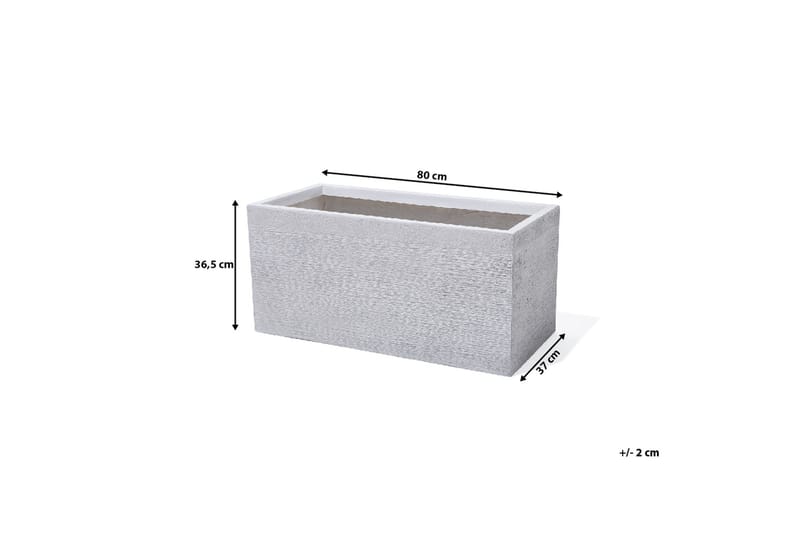 Myra Kruka 80 cm - Vit - Trädgård & spabad - Trädgårdsskötsel - Odling - Planteringskärl & blomkruka - Stor blomkruka