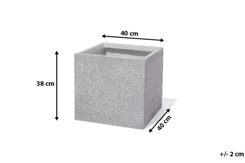 Paros Kruka 40 cm - Vit - Trädgård & spabad - Trädgårdsskötsel - Odling - Planteringskärl & blomkruka - Stor blomkruka