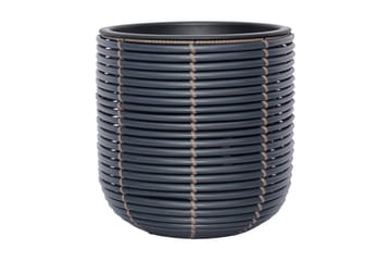 Wicker Blomkruka D27xH28 cm Svart - Trädgård & spabad - Trädgårdsskötsel - Odling - Planteringskärl & blomkruka - Stor blomkruka