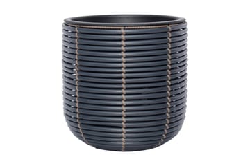 Wicker Blomkruka D27xH28 cm Svart - Trädgård & spabad - Trädgårdsskötsel - Odling - Planteringskärl & blomkruka - Stor blomkruka
