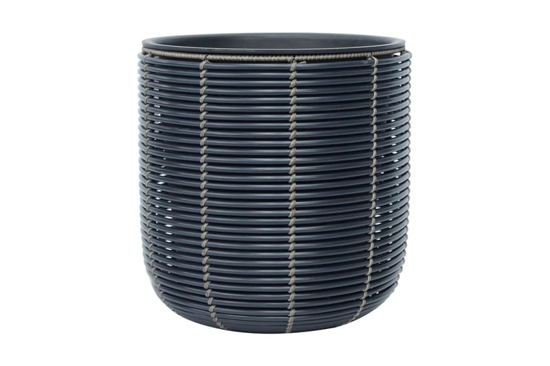 Wicker Blomkruka D35xH36 cm Svart - Trädgård & spabad - Trädgårdsskötsel - Odling - Planteringskärl & blomkruka - Stor blomkruka