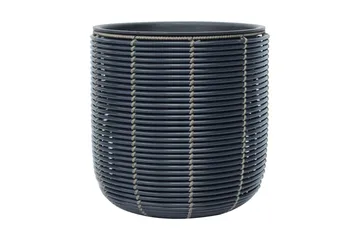 Wicker Blomkruka D35xH36 cm Svart - Trädgård & spabad - Trädgårdsskötsel - Odling - Planteringskärl & blomkruka - Stor blomkruka