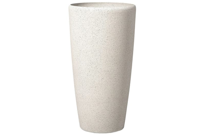 Trädgårdskruka Abdera Beige, 39x39x75 cm - Beige, 39x39x75 cm - Trädgård & spabad - Trädgårdsskötsel - Odling - Planteringskärl & blomkruka - Stor blomkruka