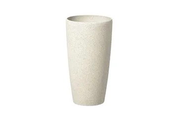 Trädgårdskruka Abdera set om 2 Beige, 23x23x42 cm - Beige, 23x23x42 cm - Trädgård & spabad - Trädgårdsskötsel - Odling - Planteringskärl & blomkruka - Stor blomkruka