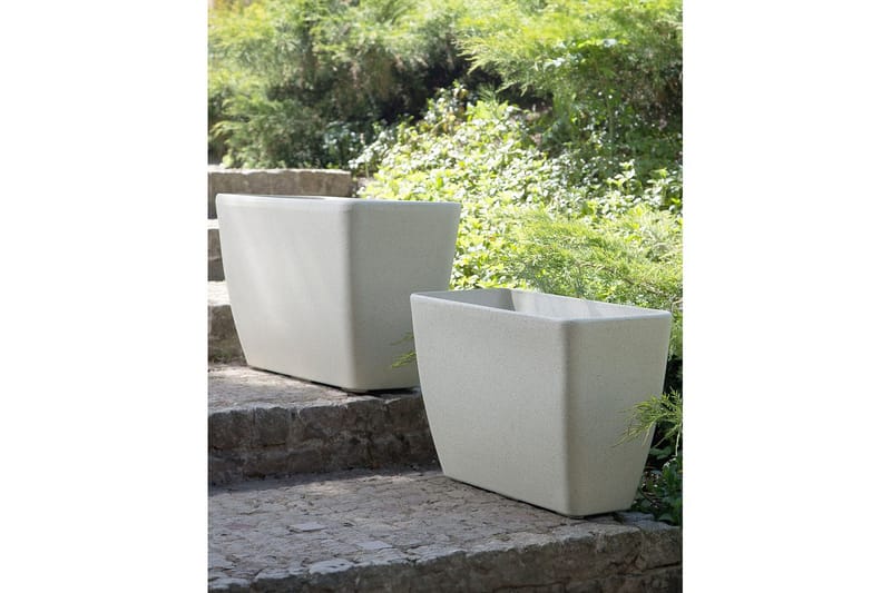 Trädgårdskruka Baris Beige - Beige - Trädgård & spabad - Trädgårdsskötsel - Odling - Planteringskärl & blomkruka - Stor blomkruka