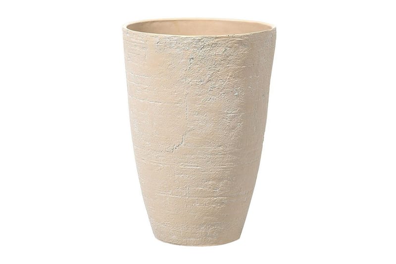 Trädgårdskruka Camia set om 2 Beige, 43x43x60 cm - Beige, 43x43x60 cm - Trädgård & spabad - Trädgårdsskötsel - Odling - Planteringskärl & blomkruka - Stor blomkruka