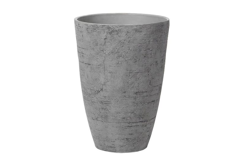 Trädgårdskruka Camia set om 2 Grå, 43x43x60 cm - Grå, 43x43x60 cm - Trädgård & spabad - Trädgårdsskötsel - Odling - Planteringskärl & blomkruka - Stor blomkruka