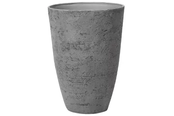 Trädgårdskruka Camia set om 2 Grå, 51x51x71 cm - Grå, 51x51x71 cm - Trädgård & spabad - Trädgårdsskötsel - Odling - Planteringskärl & blomkruka - Stor blomkruka