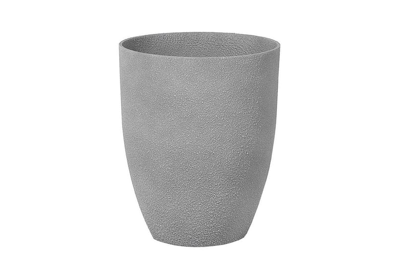 Trädgårdskruka Croton set om 2 Grå, 35x35x42 cm - Grå, 35x35x42 cm - Trädgård & spabad - Trädgårdsskötsel - Odling - Planteringskärl & blomkruka - Stor blomkruka