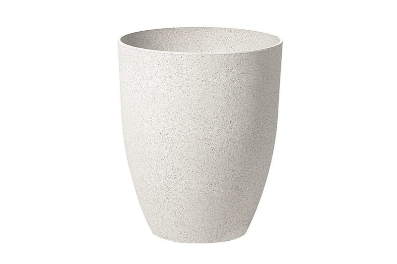 Trädgårdskruka Croton set om 2 Vit, 35x35x42 cm - Vit, 35x35x42 cm - Trädgård & spabad - Trädgårdsskötsel - Odling - Planteringskärl & blomkruka - Stor blomkruka