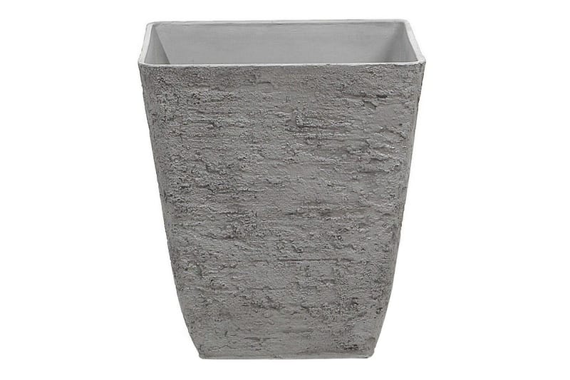 Trädgårdskruka Delos Grå, 39x39x43 cm - Grå, 39x39x43 cm - Trädgård & spabad - Trädgårdsskötsel - Odling - Planteringskärl & blomkruka - Stor blomkruka